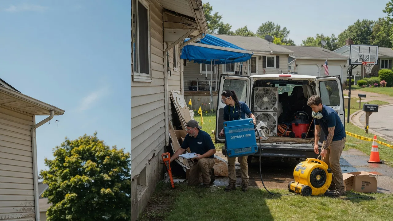 Ceiling Leak Cleanup in Ripley, WV near me
